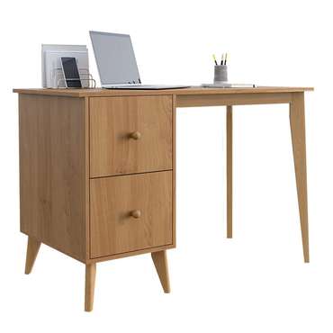 Письменный стол Wood бежевого цвета