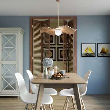 Подвесной светильник Фрейр коричневого цвета