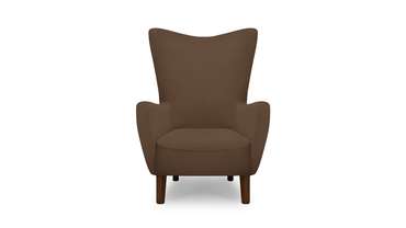 Кресло Лестер коричневого цвета