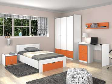 Шкаф Дельта Сильвер белого цвета