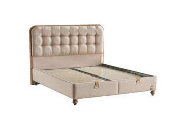 Кровать с подъёмным механизмом Latex Master 160х200 бежевого цвета