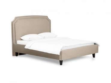 Кровать Ruan 160х200 серо-бежевого цвета