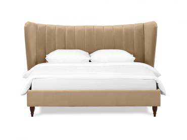 Кровать Queen Agata L 160х200 светло-коричневого цвета