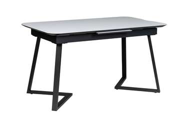 Раздвижной обеденный стол Роналдо 120 серо-черного цвета