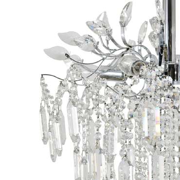 Хрустальная люстра Neda 2135/5P Chrome (хрусталь, цвет прозрачный)