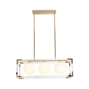 Подвесной светильник Bosco LDP 6025-3 GD (стекло, цвет белый)