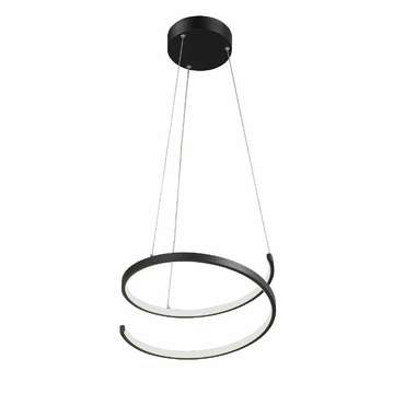 Подвесной светильник V3044-1/1S (металл, цвет черный)