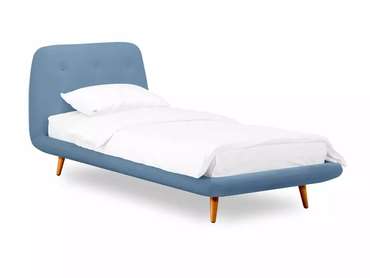 Кровать Loa 90х200 голубого цвета
