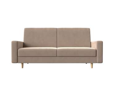 Прямой диван-кровать Бонн бежевого цвета 