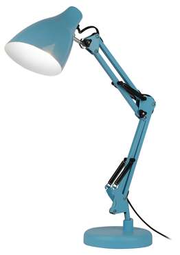 Настольная лампа N-123 Б0052755 (металл, цвет голубой)