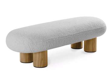 Банкетка Liora светло-серого цвета