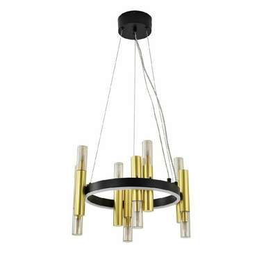 Подвесная люстра Fiamma V000106L (стекло, цвет янтарный)
