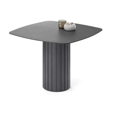 Обеденный стол квадратный Мелеф черного цвета