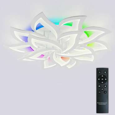 Потолочная люстра Olimp LED LAMPS 81437 (акрил, цвет белый)