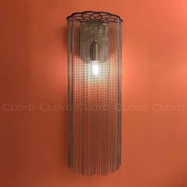 Бра Cloyd ONASSIS W1 / выс. 50 см - никель сатин