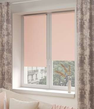 мини ролета Лайт 72,5х175 пудра