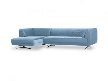 Угловой диван Marsala голубого цвета