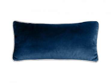 Подушка декоративная Boxy 25х50 темно-синего цвета