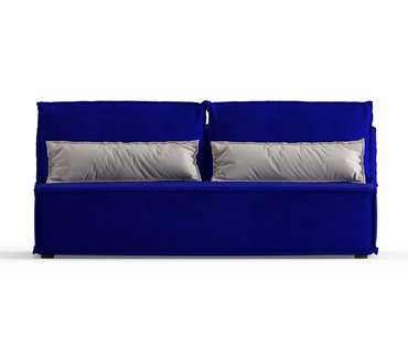 Диван-кровать Ли Рой Лайт в обивке из велюра Zara синего цвета