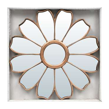 Зеркало настенное декоративное Портофино бронзового цвета