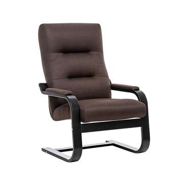 Кресло Оскар темно-коричневого цвета   