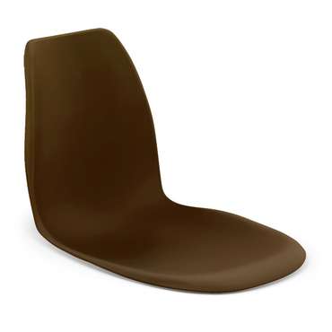 Обеденный стул Floerino коричневого цвета на металлическом каркасе