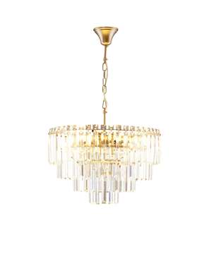 Люстра подвесная Crystal V10738-9P цвета хром