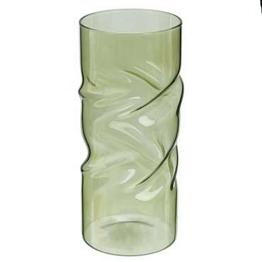 Стеклянная ваза H20 зеленого цвета