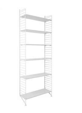 Стеллаж книжный белого цвета