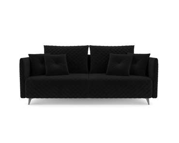 Прямой диван-кровать Вашингтон черного цвета
