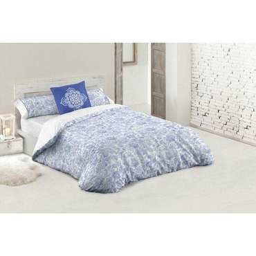 Комплект чехлов для одеяла Hosteline AZAHAR Blue 135 кровать 2 Предметы
