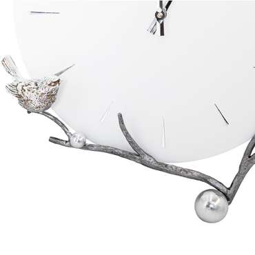 Часы настенные Терра Бранч Айс цвета Античное Серебро