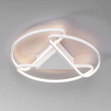 Потолочный светодиодный светильник с пультом управления 90232/3 белый Kristo
