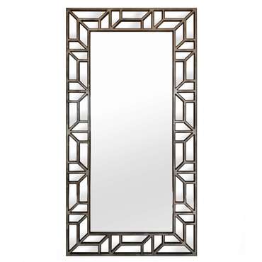 Настенное зеркало Vincentio серебряного цвета