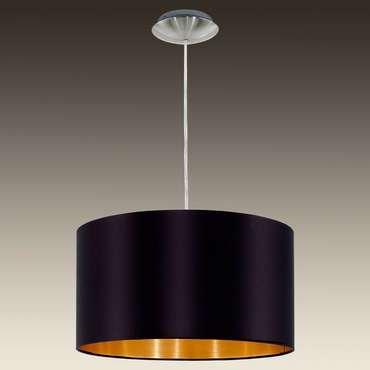 Подвесной светильник Maserlo черного цвета