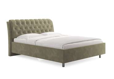 Кровать Olivia 180х200 оливкового цвета без основания и подъемного механизма