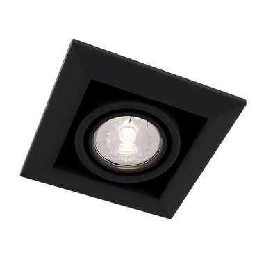 Встраиваемый светильник Metal Modern черного цвета