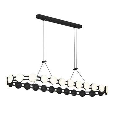 Светильник подвесной ST-Luce черный/белый LED 1*50W 4000K MONRO