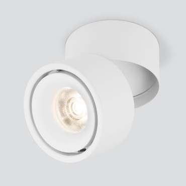 Накладной потолочный светодиодный светильник DLR031 15W 4200K 3100 белый матовый Klips