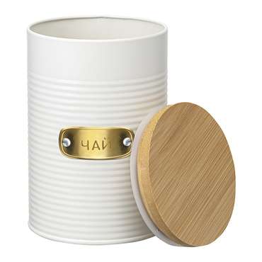 Банка для хранения чая Irmel 1.3 л молочного цвета