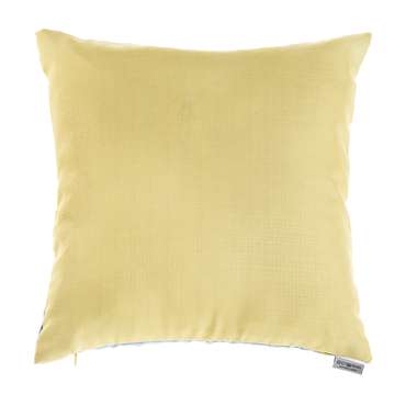 Декоративная подушка Mcny 40х40 желто-голубого цвета