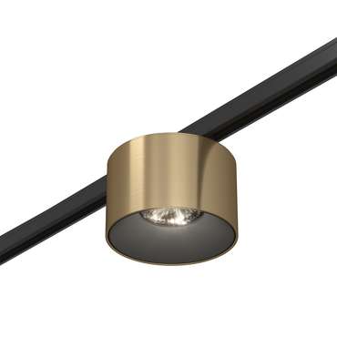 Магнитный трековый светильник Латунь LED 1*5W 4000K 350Lm Ra&gt;90 36° IP20 D60xH38 24V SUPER5