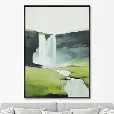 Репродукция картины Landscape collection, Milky rivers, No 2, 2024г.