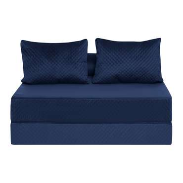 Бескаркасный диван-кровать Puzzle Bag XL синего цвета