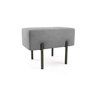 Пуф Маленькая радость серого цвета