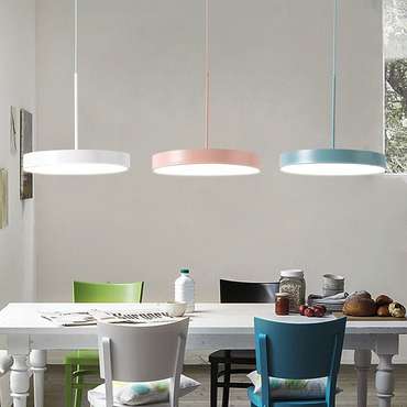Подвесной светильник TURNA ONE D30 Gray by ImperiumLoft