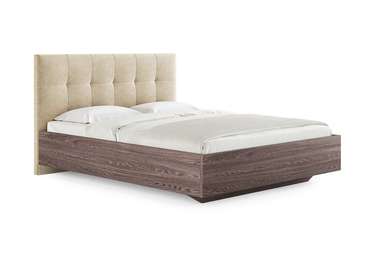 Кровать Vena 160х200 с изголовьем кремового цвета без основания и подъемного механизма 