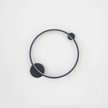 Настенный светильник REAL AP18W LED BLACK (акрил, цвет белый)