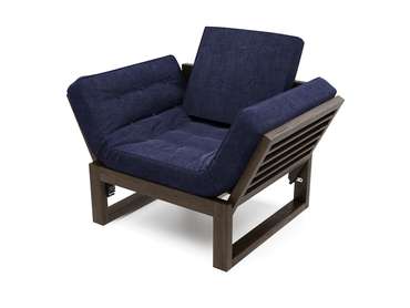 Кресло-трансформер из рогожки Балтик синего цвета