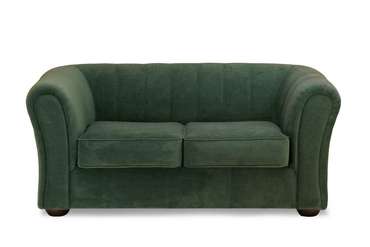 Прямой диван-кровать Бруклин Премиум зеленого цвета
